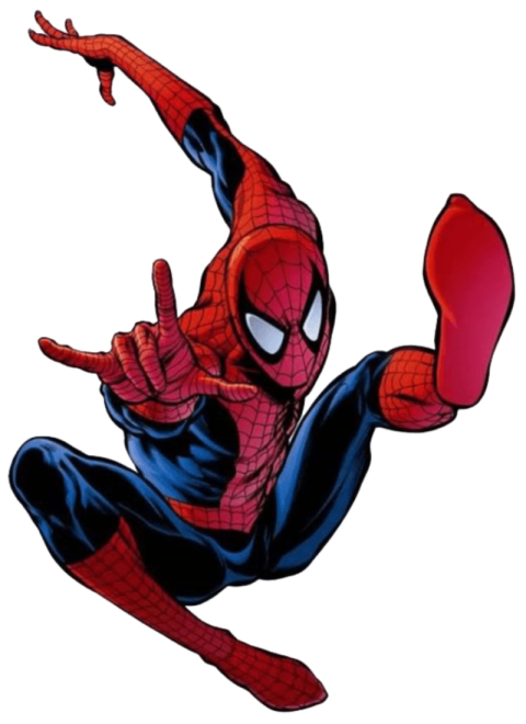 Spider Man Flying SVG